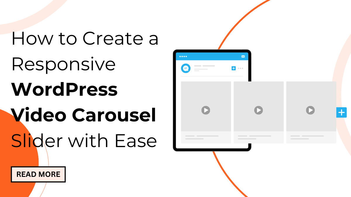 How to Create a Responsive WordPress Video Carousel Slider with Ease